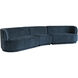 Jaclyn Danny Dusty Blue Modular Right Armchair